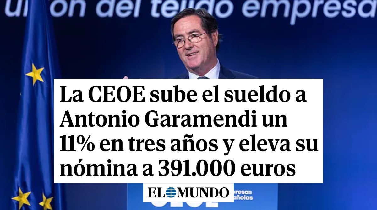 ¿Subir el Salario Mínimo Interprofesional?
No por favor, que nos cargamos el empleo.
Desgraciado cabrón.