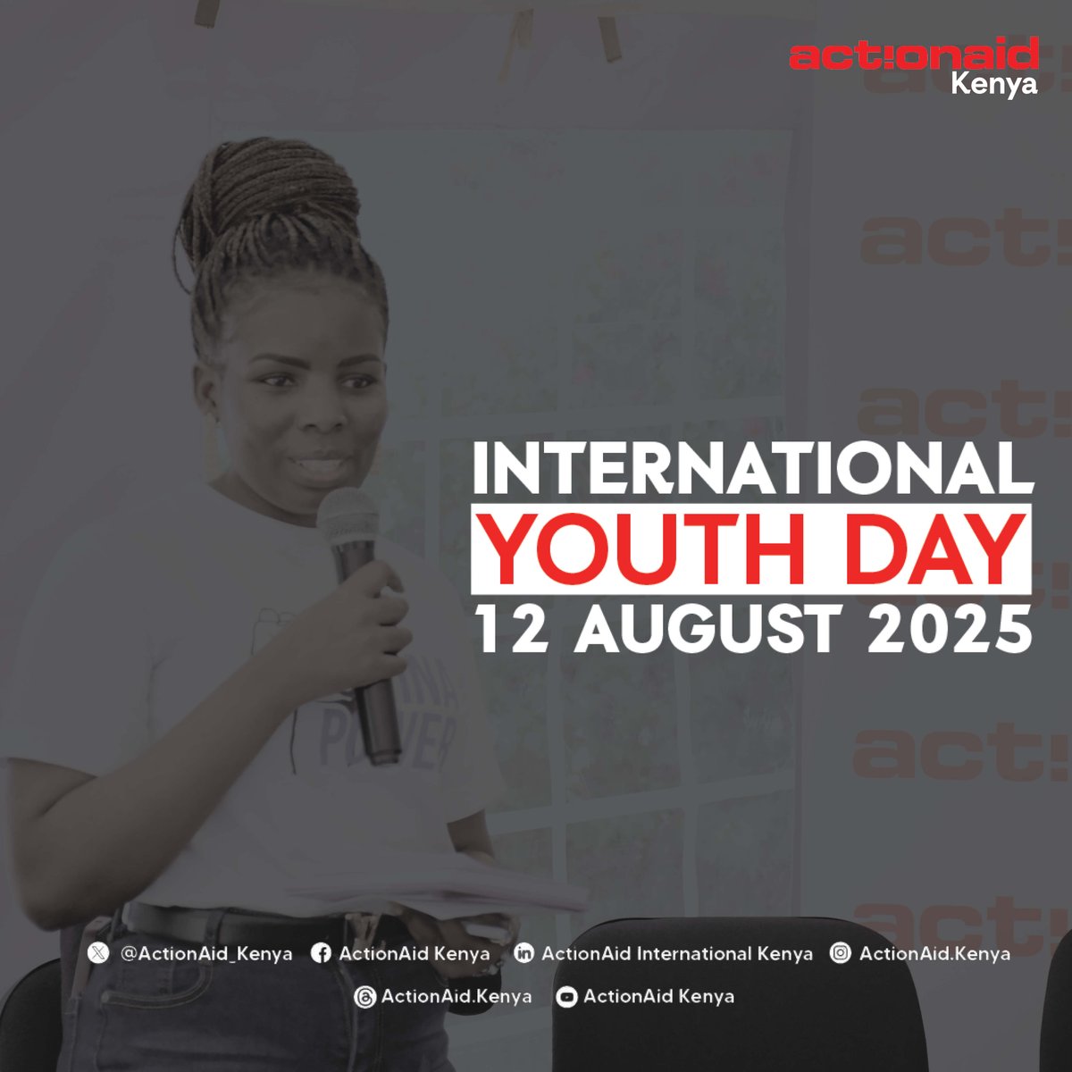 ActionAid Kenya (@actionaid_kenya) on Twitter photo Marked every year on 12th August, #InternationalYouthDay is a powerful reminder that young people are key drivers of change, not tomorrow, but today.
At <a href="/ActionAid_Kenya/">ActionAid Kenya</a>, we work hand in hand with young people and marginalized communities living in poverty and exclusion to Marked every year on 12th August, #InternationalYouthDay is a powerful reminder that young people are key drivers of change, not tomorrow, but today.
At <a href="/ActionAid_Kenya/">ActionAid Kenya</a>, we work hand in hand with young people and marginalized communities living in poverty and exclusion to