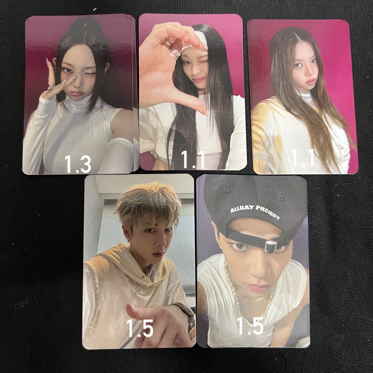 alldayproject ADP 1st yetimall トレカ5枚セットC ALLDAY PROJECT