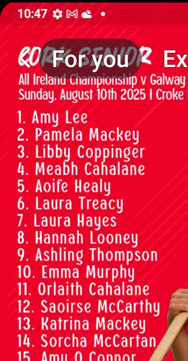 We send best wishes to <a href="/CorkCamogie/">OfficialCorkCamogie</a> Senior team, management and especially our own Emma Murphy, of whom we are so proud, in the All Ireland Final v Galway.... let's do this !
<a href="/SeandunCamogie/">Seandún Camogie</a>
🔴⚪🔴⚪🔴⚪
💚🖤💛