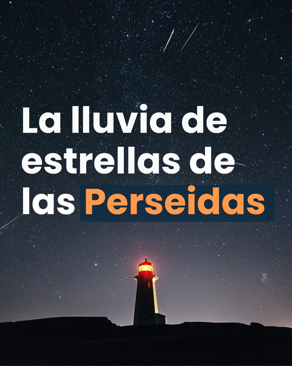 ☄️¡Lluvia de estrellas de las #Perseidas! ☄️ 

✨El cielo nos regala cada verano este espectáculo astronómico, que alcanzará su punto máximo el 12 de agosto

🧵⤵️ ¡Sigue el hilo y prepárate para mirar al cielo! 🔭 

#IGNSpain #CNG #Astronomía #LluviasDeMeteoros #Perseidas2025