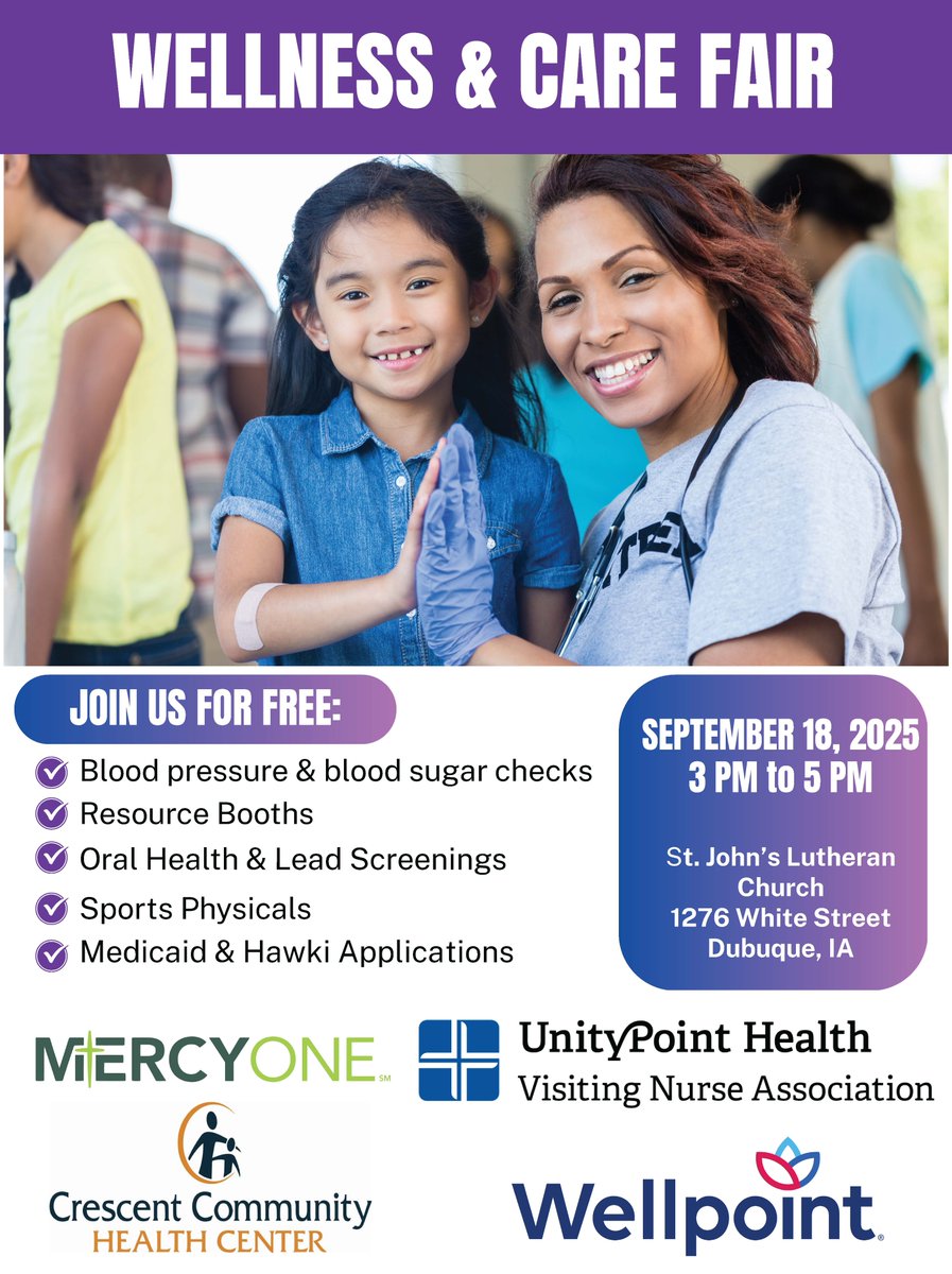 We hope to see you at this Wellness &amp; Care Fair!