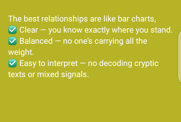 Mz_Analyst001's tweet photo. Follow @Mz_Analyst001 for more data-inspired dating gems.
#DataDates #Mz_Analyst001 #WeekendVibes #LoveAndData #BalancedConnections #RelationshipGoals #NoMixedSignals #Dataanalytics #Emotionalintelligence #DataAnalytics
#Trending https://t.co/zfLNqtwA05