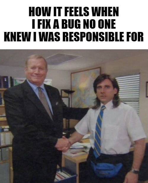 TheTechDuo_12's tweet image. me after fixing a bug I secretly created: 🫡🤝😎😅
#ProgrammingHumor #CodingLife #DeveloperProblems #RelatableDev #TechMeme #technology #Tech #Trending #TrendingNow #bugs