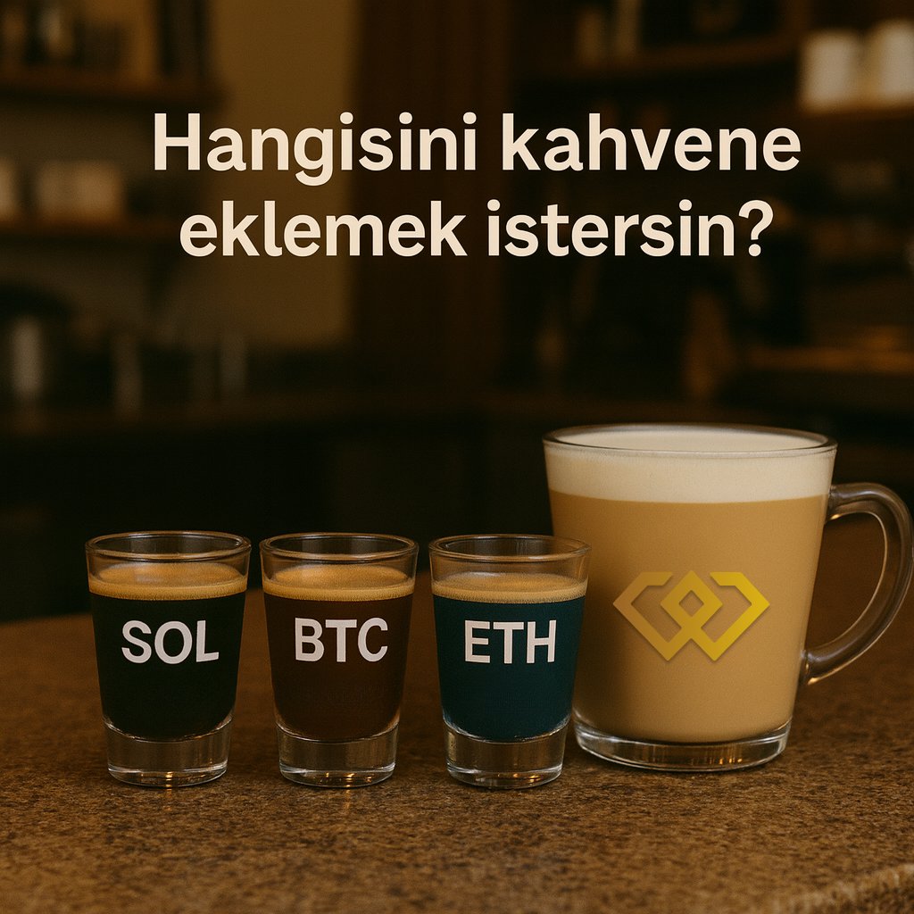 WEEX Global Türkiye 🇹🇷 (@weex_turkiye) on Twitter photo 📊 Kahvene hangisini eklemek isterdin? ☕
🟩 $SOL 🟧 $BTC 🟦 $ETH
🏆200$ Ödül Havuzu
🎁 10 kişiye 20 USDT’lik kahve molası!
Katılmak için:
✅ Bizi takip et <a href="/WEEX_Turkiye/">WEEX Global Türkiye 🇹🇷</a>
✅ Gönderiyi beğen + RT’le
✅ Yorumlara # ile cevabını yaz + 3 arkadaşını etiketle
📅 Son gün: 21 Ağustos 📊 Kahvene hangisini eklemek isterdin? ☕
🟩 $SOL 🟧 $BTC 🟦 $ETH
🏆200$ Ödül Havuzu
🎁 10 kişiye 20 USDT’lik kahve molası!
Katılmak için:
✅ Bizi takip et <a href="/WEEX_Turkiye/">WEEX Global Türkiye 🇹🇷</a>
✅ Gönderiyi beğen + RT’le
✅ Yorumlara # ile cevabını yaz + 3 arkadaşını etiketle
📅 Son gün: 21 Ağustos