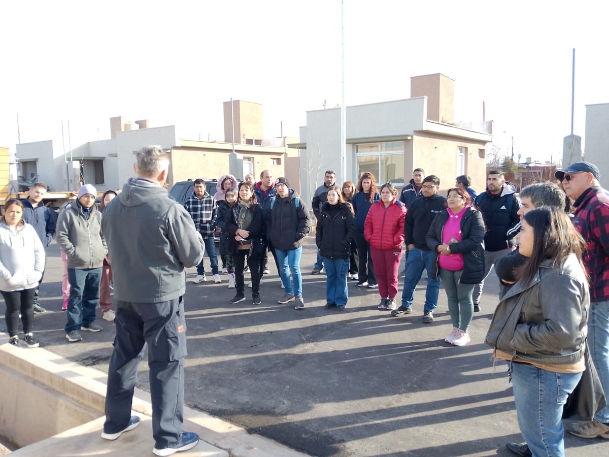 Visita de Obra del Barrio Jerónimo Ruiz de Maipú (17 familias), programa IPV Mi Casa