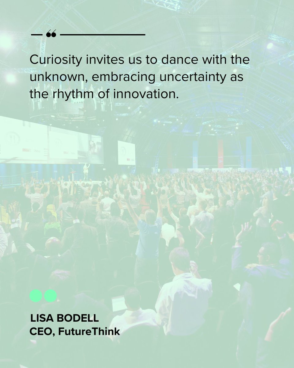 Lisa Bodell (@lisabodell) on Twitter photo Innovation thrives when we embrace uncertainty with curiosity.
Stepping into the unknown isnât easyâbut itâs where discovery and growth truly happen.
#WhySimpleWins #Innovation #Curiosity Innovation thrives when we embrace uncertainty with curiosity.
Stepping into the unknown isnât easyâbut itâs where discovery and growth truly happen.
#WhySimpleWins #Innovation #Curiosity