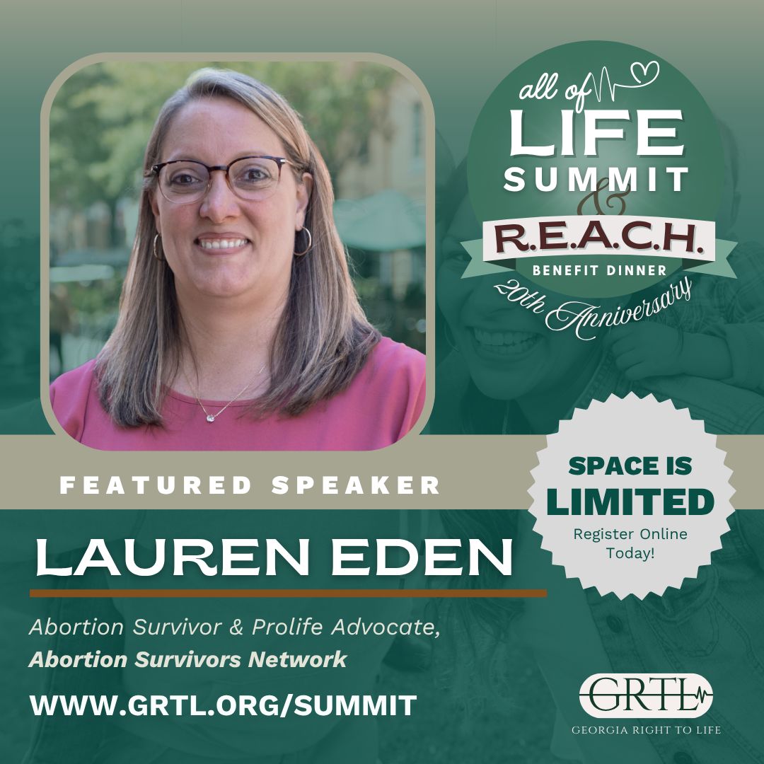 We’re excited to announce Lauren Eden as a newly confirmed speaker for the 2025 All of Life Summit! As an abortion survivor and pro-life advocate with the Abortion Survivors Network, Lauren brings a powerful testimony and unwavering dedication to the sanctity of life.

We’re