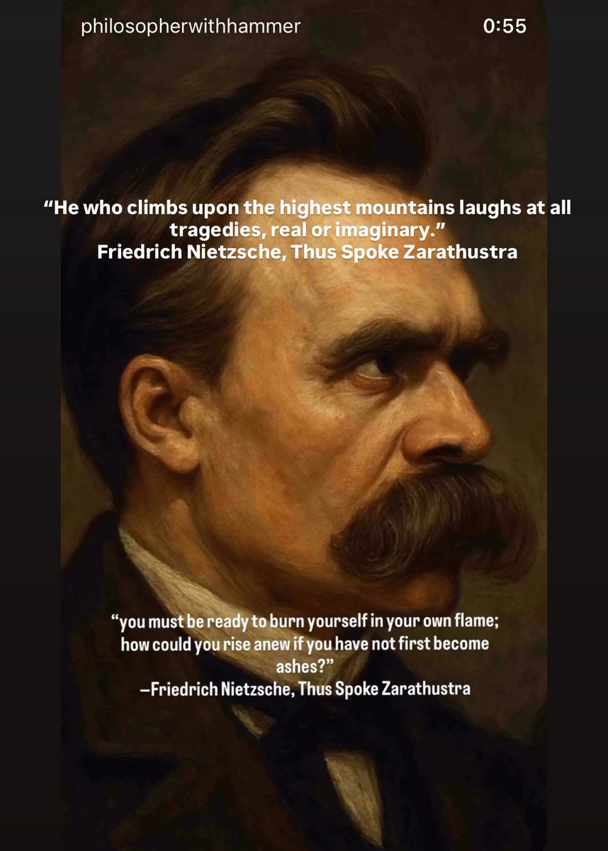 NaturesAction's tweet photo. He who climbs upon the highest mountains laughs at all tragedies, real or imaginary.
Friedrich #Nietzsche, #ThusSpokeZarathustra #quote https://t.co/NjvNBxHk8M