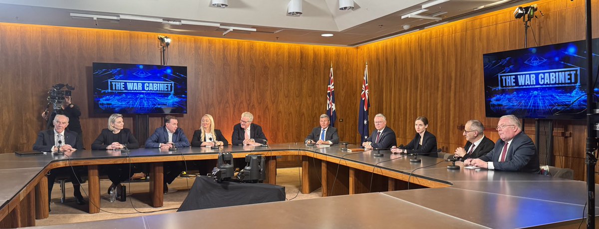 Oleksandra Molloy 🇺🇦🇦🇺 (@oleksandraunsw) on Twitter photo ‘The War Cabinet’ led by Chris Uhlmann & <a href="/SkyNewsAust/">Sky News Australia</a>. It was great joining <a href="/WarintheFuture/">Mick Ryan, AM</a>, <a href="/JAParker29/">Jennifer Parker</a>, <a href="/AlexanderDowner/">Alexander Downer</a>, <a href="/fitzhunter/">Joel Fitzgibbon</a>, Mike Pezullo, Katherine Mansted, Ross Babbage, & Peter Jennings to discuss important topics!
Aired on August 11 at 7:30pm AEST
<a href="/DefenceAust/">Defence Australia</a> ‘The War Cabinet’ led by Chris Uhlmann & <a href="/SkyNewsAust/">Sky News Australia</a>. It was great joining <a href="/WarintheFuture/">Mick Ryan, AM</a>, <a href="/JAParker29/">Jennifer Parker</a>, <a href="/AlexanderDowner/">Alexander Downer</a>, <a href="/fitzhunter/">Joel Fitzgibbon</a>, Mike Pezullo, Katherine Mansted, Ross Babbage, & Peter Jennings to discuss important topics!
Aired on August 11 at 7:30pm AEST
<a href="/DefenceAust/">Defence Australia</a>