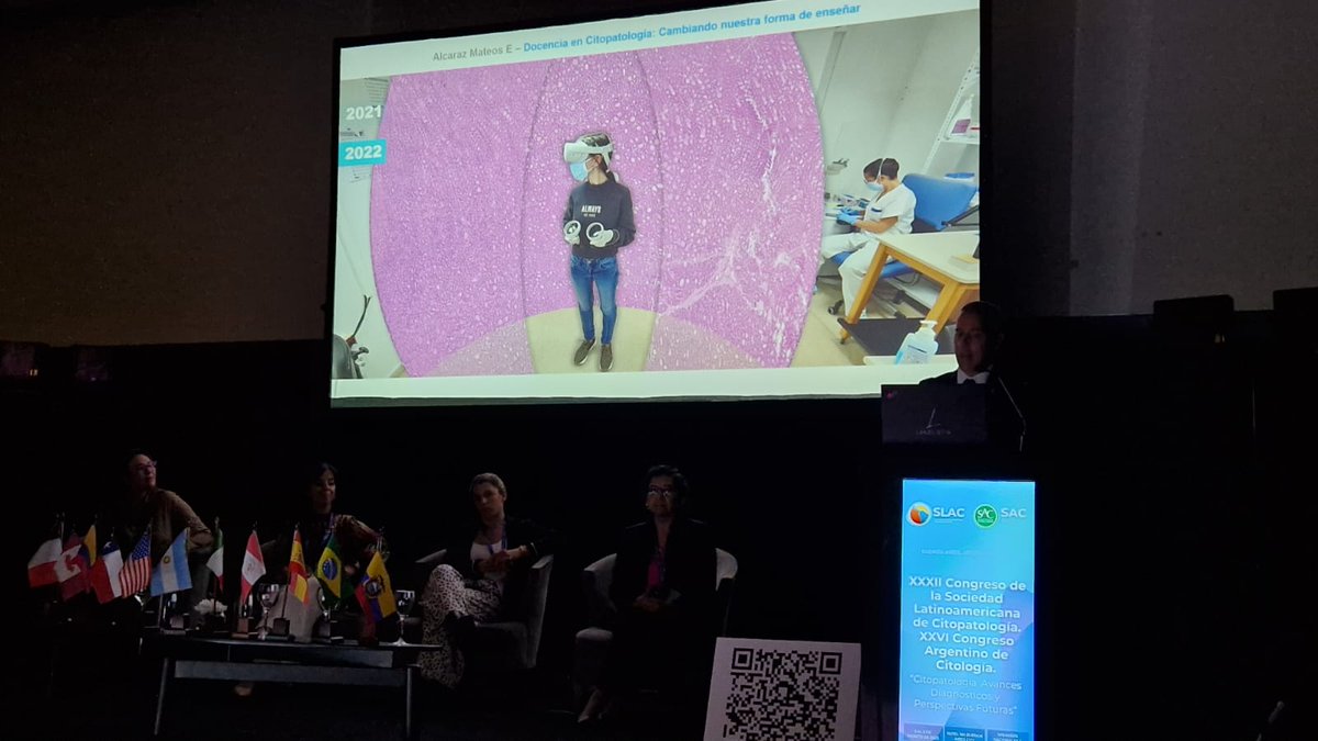 SimInPath's tweet image. Simulation in Pathology #SimInPath, as a methodology and technology, is a reality.
Presented at #SAC_SLACito25 32nd Congress of the Latin American Society of Cytopathology | 26th Argentine Congress of Cytology, Buenos Aires.
#MedEd #SBME #PatientSafety #VR #FioNA