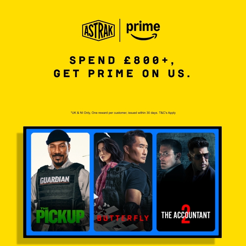 Spend £800+ with Astrak and get 6 months of Prime on us!

 That’s fast delivery, exclusive deals &amp; Prime Video.
 ✔ UK &amp; NI only
 ✔ One reward per customer
 ✔ Limited time only
🌎 astrak.com/amazon

DM us or speak to sales to claim!  +44 1592 807770 #Astrak #AmazonPrime