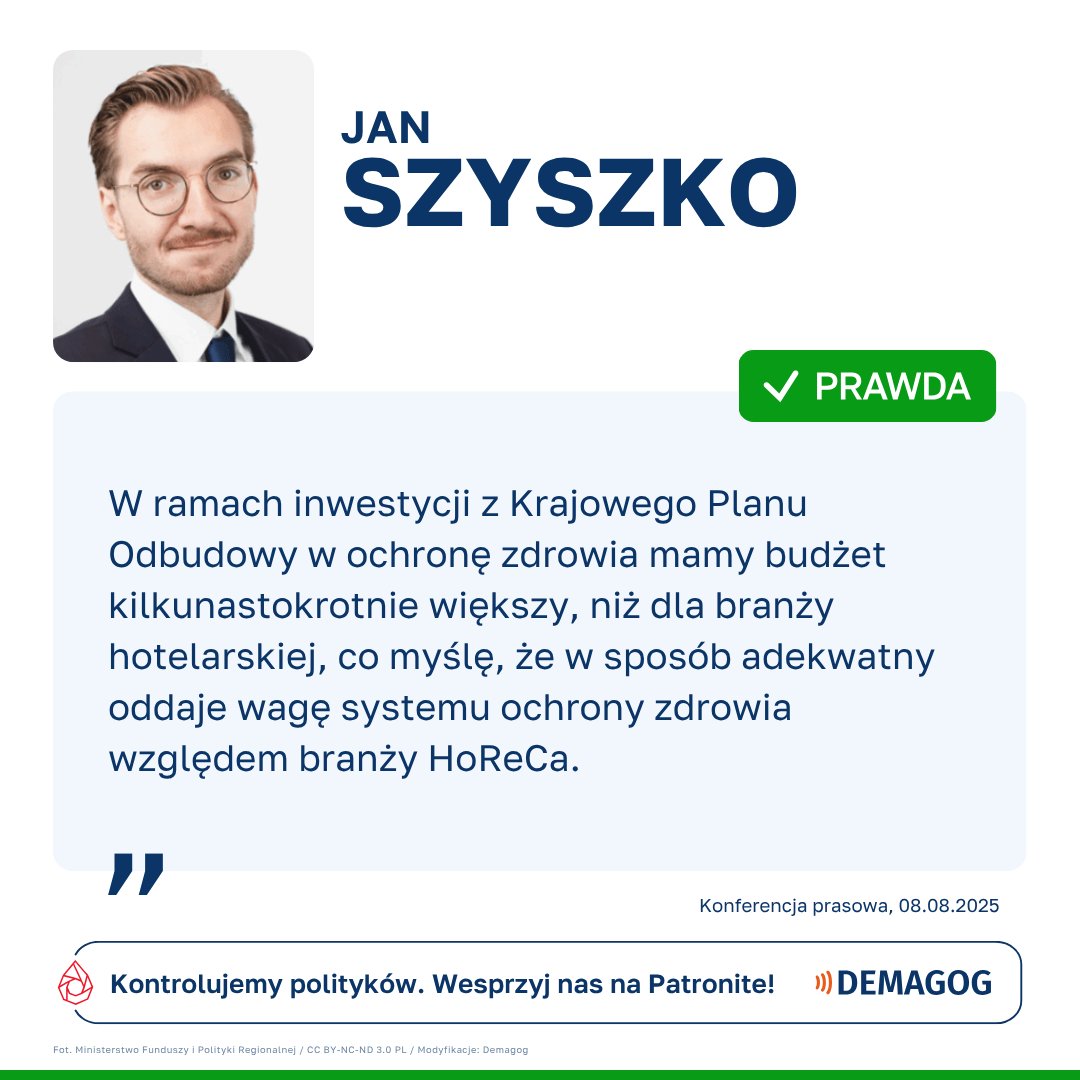 🔎 DEMAGOG (@demagogpl) on Twitter photo ➡️ Użytkownicy portalu X zaczęli udostępniać kontrowersyjne wnioski o dofinansowanie z KPO składane przez firmy gastronomiczne do zakupu jachtów czy solariów. <a href="/adamSzlapka/">Adam Szłapka</a> zapowiedział kontrolę w PARP, a wiceminister <a href="/szyszkoj/">Jan Szyszko</a> – sprawdzenie zasadności wydatków.
Sprawdziliśmy, ➡️ Użytkownicy portalu X zaczęli udostępniać kontrowersyjne wnioski o dofinansowanie z KPO składane przez firmy gastronomiczne do zakupu jachtów czy solariów. <a href="/adamSzlapka/">Adam Szłapka</a> zapowiedział kontrolę w PARP, a wiceminister <a href="/szyszkoj/">Jan Szyszko</a> – sprawdzenie zasadności wydatków.
Sprawdziliśmy,