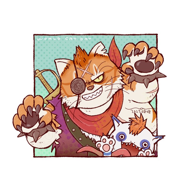 tw様予約 絵画「猫の背中に何かある〜タイ／ガラパゴス／スイス⭐︎猫と世界旅行」 365cat.art 浮世絵シリーズ2025 歌川国貞「二五四好今様美人