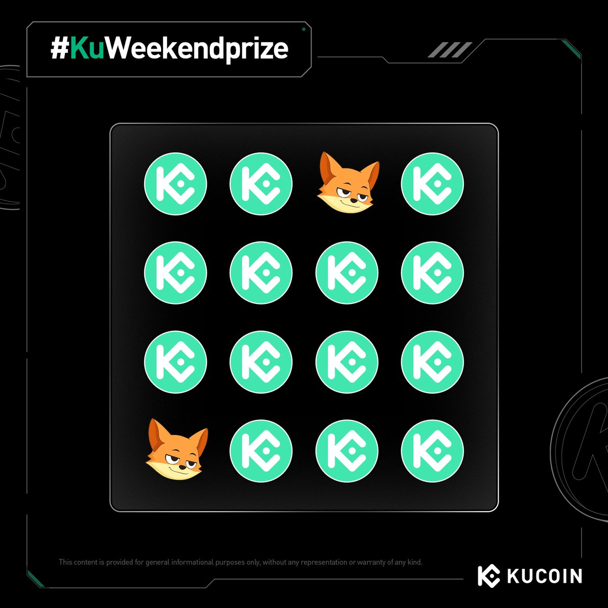 kucoincom's tweet image. 🎯Let’s Cook this

Sweep all KCS to wallet in ONE line, 
keep it quiet from KUKU.
10 winners. 1 KCS each❤️‍🔥

How to join:
1️⃣ Follow @kucoincom &amp;amp; @BC_KuCoin
2️⃣ Like, repost and tag 3 frens
3️⃣ Screenshot your answer below

⏰ 48 hours only, Here we go🚀
