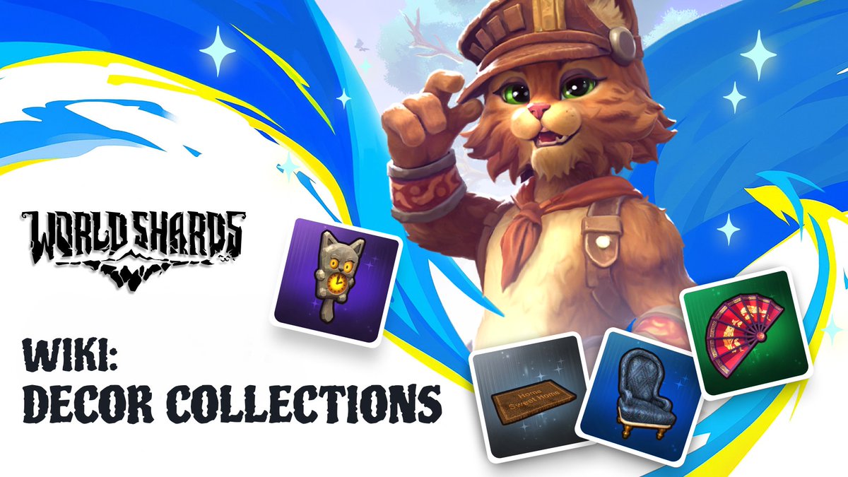 Meet the Collections! 🖼

Gather decorative items, receive collector's tags, boost your reputation, and get brand new epic decor! 💜

Full details in the wiki👉worldshards.net/decorative-ite…