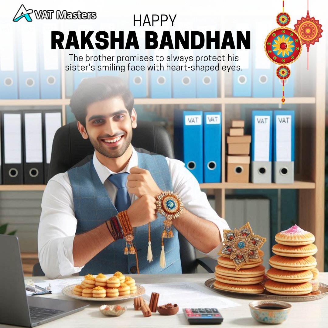 VAT_Masters's tweet image. A bond of love deserves protection, and so does your business compliance! 💼💙
This Raksha Bandhan, let VAT Masters safeguard your VAT filings with expert care. 📊✨
📞 Connect now &amp;amp; file with confidence!

#vatmastersuae #rakshabandhanuae #uaevatfiling #uaetaxconsultants