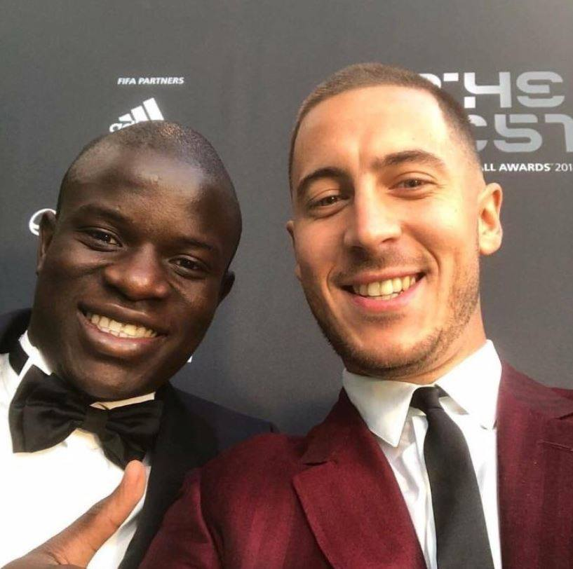 Seven years ago today, N'Golo Kante and Eden Hazard both in the FIFA #TheBest World XI... 🏅💙