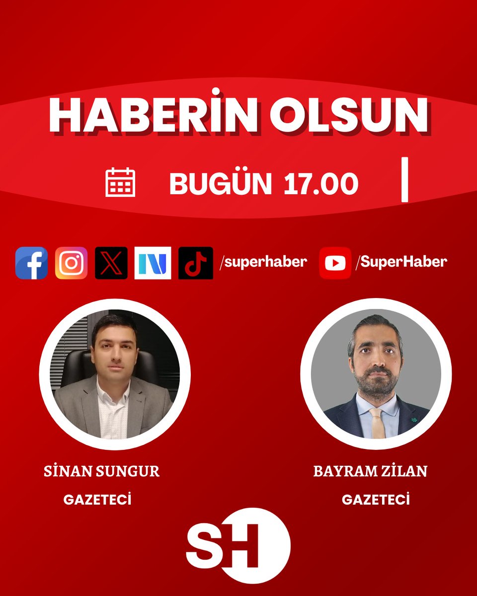SuperHaber (@superhaber) on Twitter photo Terörü Bitirme Komisyonu ikinci toplantısını yaptı
Toplantıda neler konuşuldu?
Komisyonun amacı ne?
SüperHaber'de Sinan Sungur'un canlı yayın konuğu Gazeteci Bayram Zilan olacak.
<a href="/bayramzilan/">Bayram Zilan</a> <a href="/SinanSungur/">Sinan Sungur</a> Terörü Bitirme Komisyonu ikinci toplantısını yaptı
Toplantıda neler konuşuldu?
Komisyonun amacı ne?
SüperHaber'de Sinan Sungur'un canlı yayın konuğu Gazeteci Bayram Zilan olacak.
<a href="/bayramzilan/">Bayram Zilan</a> <a href="/SinanSungur/">Sinan Sungur</a>