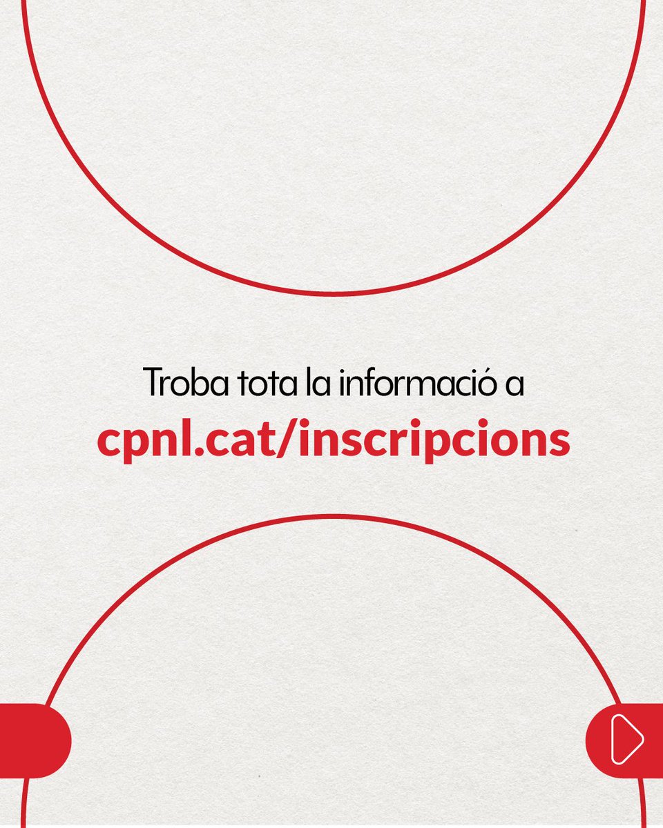CPNL -OC Sant Celoni (@ocsantceloni) on Twitter photo Quin dia has de fer la inscripció? El torn preferent és per a persones que han fet un curs en l'últim any.
Si tens dubtes de quan has de venir, escriu a
👉santceloni@cpnl.cat Quin dia has de fer la inscripció? El torn preferent és per a persones que han fet un curs en l'últim any.
Si tens dubtes de quan has de venir, escriu a
👉santceloni@cpnl.cat