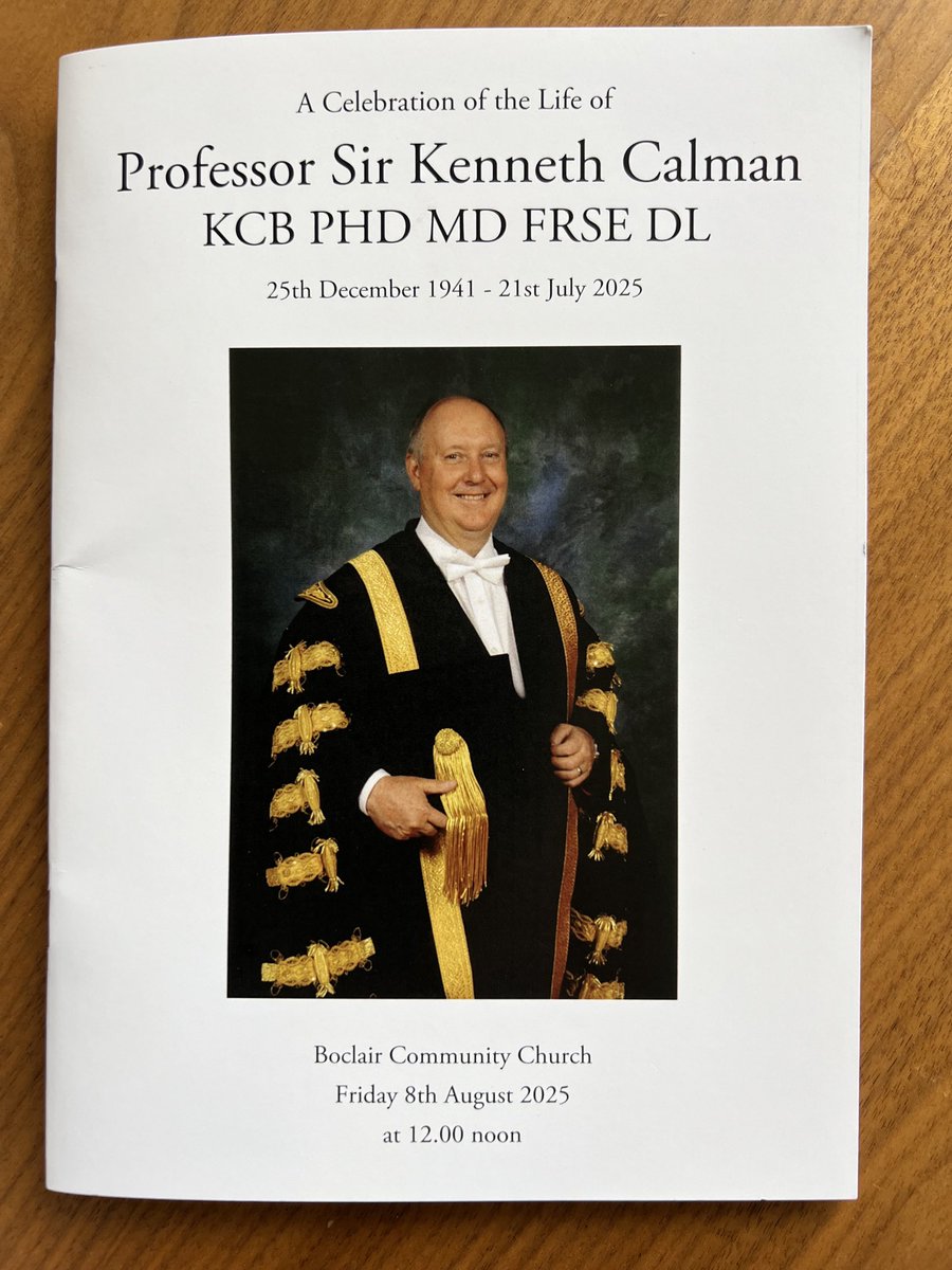 David Duncan (@uofgcoo) on Twitter photo An excellent service today to mark the life of Sir Ken Calman - an amazing Chancellor of <a href="/UofGlasgow/">University of Glasgow</a> and a wonderful man. An excellent service today to mark the life of Sir Ken Calman - an amazing Chancellor of <a href="/UofGlasgow/">University of Glasgow</a> and a wonderful man.