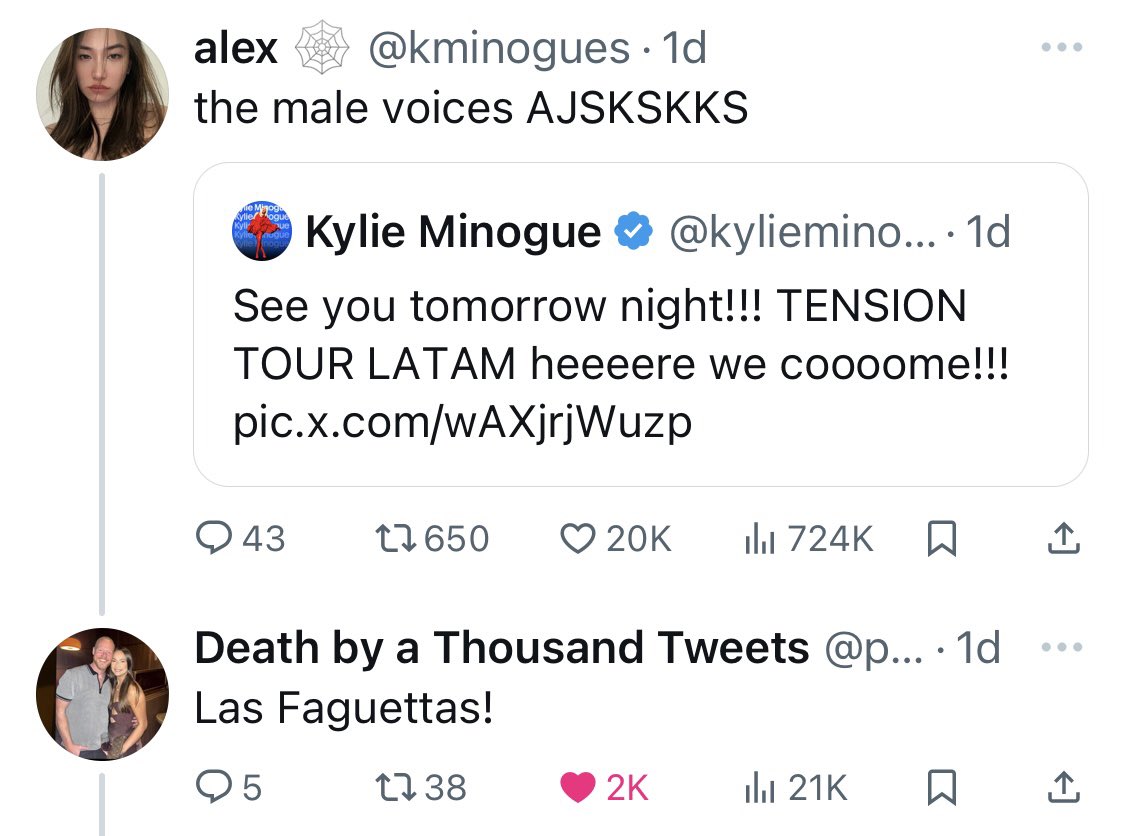 kylie minogue struggle tweets tweet media