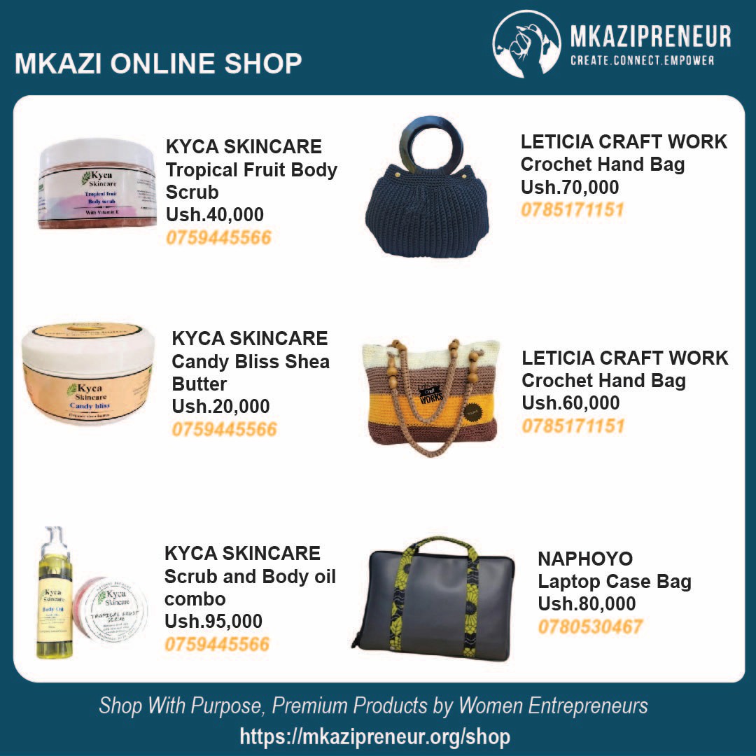 Eager to enter the weekend? 

Do not forget to make a stop by the Mkazi Online Shop, for some quality goodies!

🛍Visit 👉 mkazipreneur.org/shop