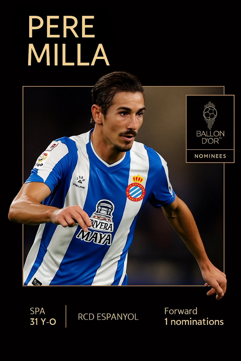 El Balón de Oro si fueran unos premios serios 
#rcde