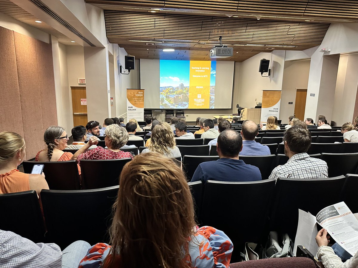 TeachingAtUTK's tweet image. The New Faculty Teaching Institute is underway! 🧡 

Welcome to all our new Vol faculty — we’re glad you’re here!

#TLIatUTK
