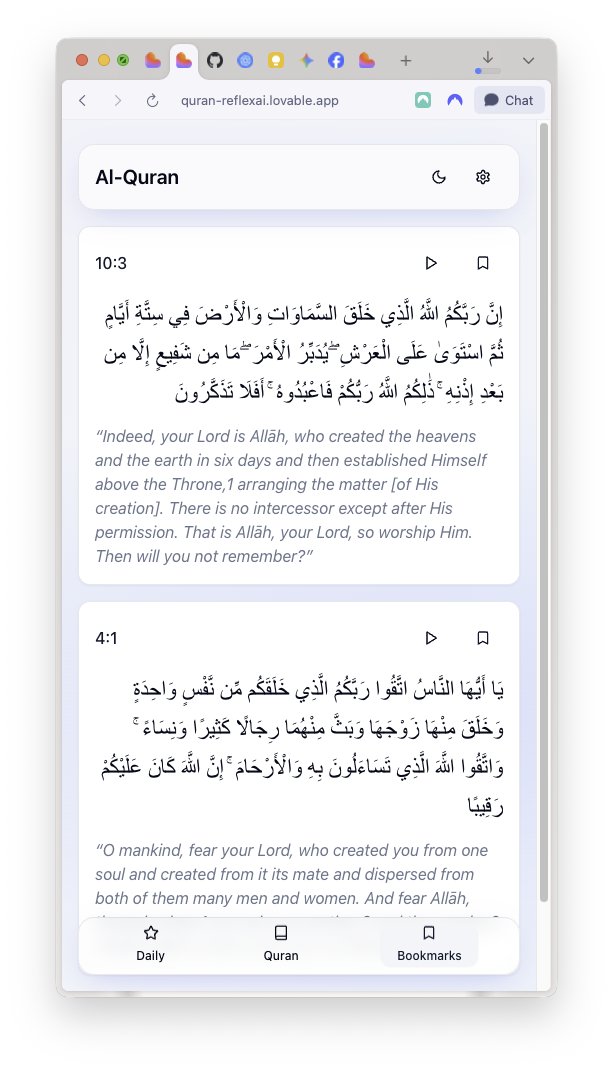 Nah, public project siapa nak sempoicara Al-Quran. Ni pakai public API yang available seperti:

api-docs.quran.foundation, alquran.cloud/api

Aku buat pakai Lovable, korang boleh remix sendiri.

quran-reflexai.lovable.app

Settings API tu untuk internal use.