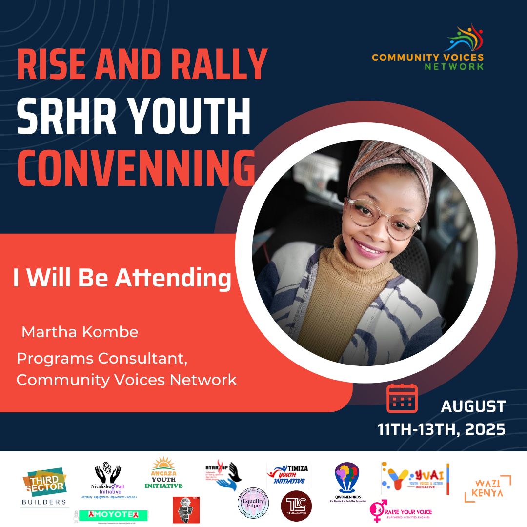 SRHR progress isn’t complete until young people are partners in the process. We’re ready to co-create solutions that protect our rights and shape our futures. 
#RiseAndRally
#CommunityVoices

<a href="/SautiZetu254/">Community Voices Network</a>