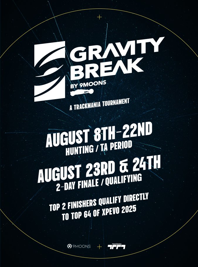 Gravity Break's Official Hunting Period Has Begun!

Registration will remain open throughout the hunting period

Don't miss out on a chance at $1000 &amp; a direct spot in Top 64 of XPEvo 2025, hosted later this year in Cologne, Germany.

Registration, Hunting Leaderboard and more⬇️