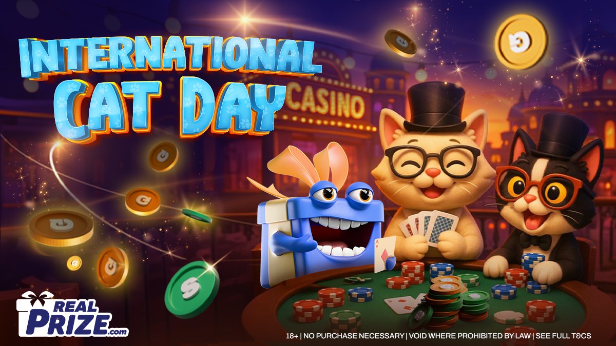 This #InternationalCatDay, we're spotlighting our sneaky masterminds. 🐈  Got your own furry friend? Drop their name below!
Just imagine them in a casino. You know they'd totally steal the jackpot and get away with it! 😹