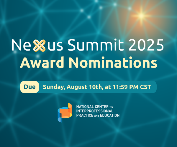 Final days to submit! Nominations for the 2025 Thibault and Brandt Awards close Aug 10. Help us honor interprofessional leaders and partnerships making a difference:
summit2025.nexusipe.org/george-e-thiba…
summit2025.nexusipe.org/brandt-leaders…
