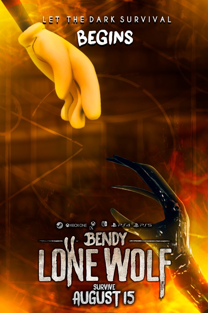 Let's survive this month! 

#BENDY #bendyfancontent #bendylonewolf <a href="/themeatly/">theMeatly</a>