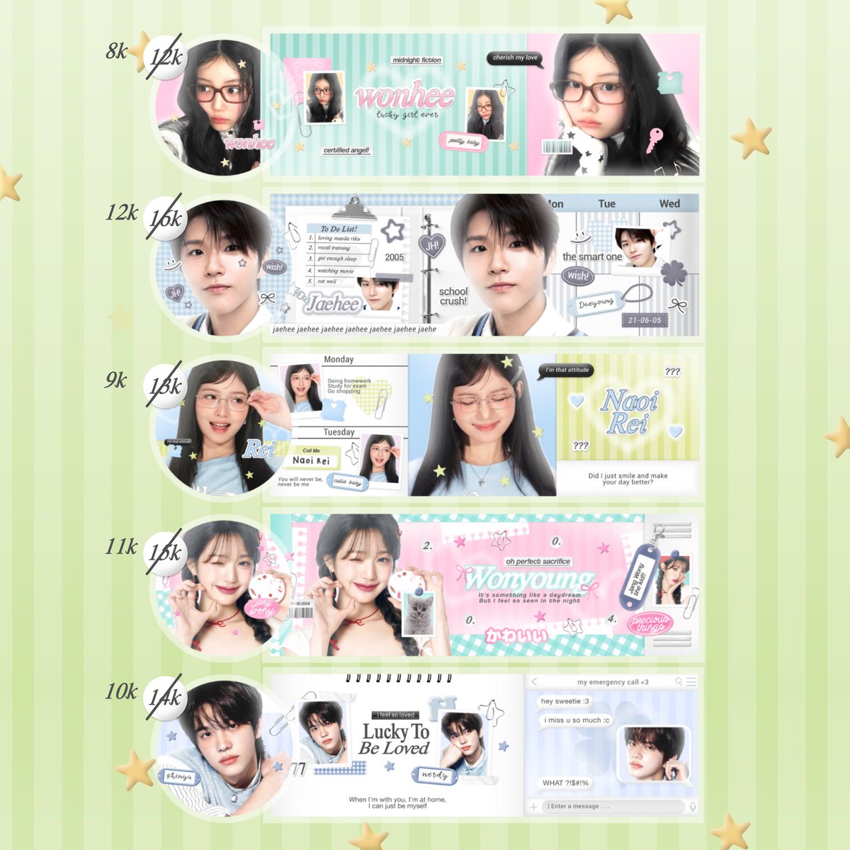 help repost pls? thank u 💗🍀

haloo semuaa! dalam rangka 8.8, biyan mengadakan PROMO LAYOUT BY REQ untuk semua catalog yaa :D

🗓️ : start from now
💭 : order by dm 

#zonauang #zonajajan