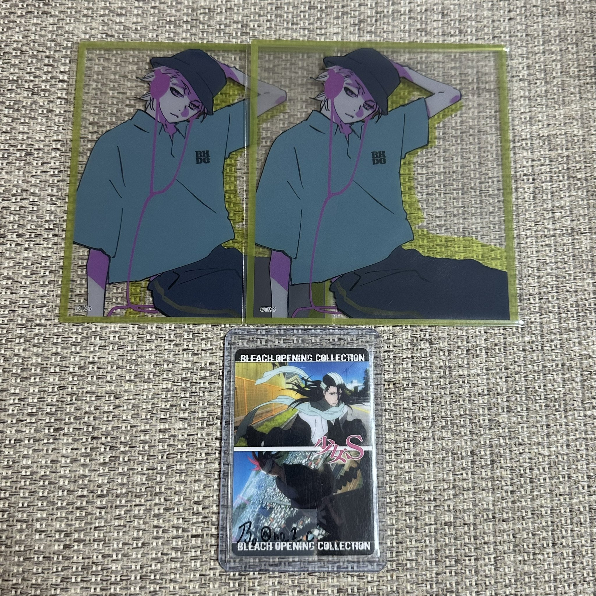 BLEACH ディスコ　ミニ色紙 BLEACH ブラックホールディスコクラブ グリムジョー ミニ色紙