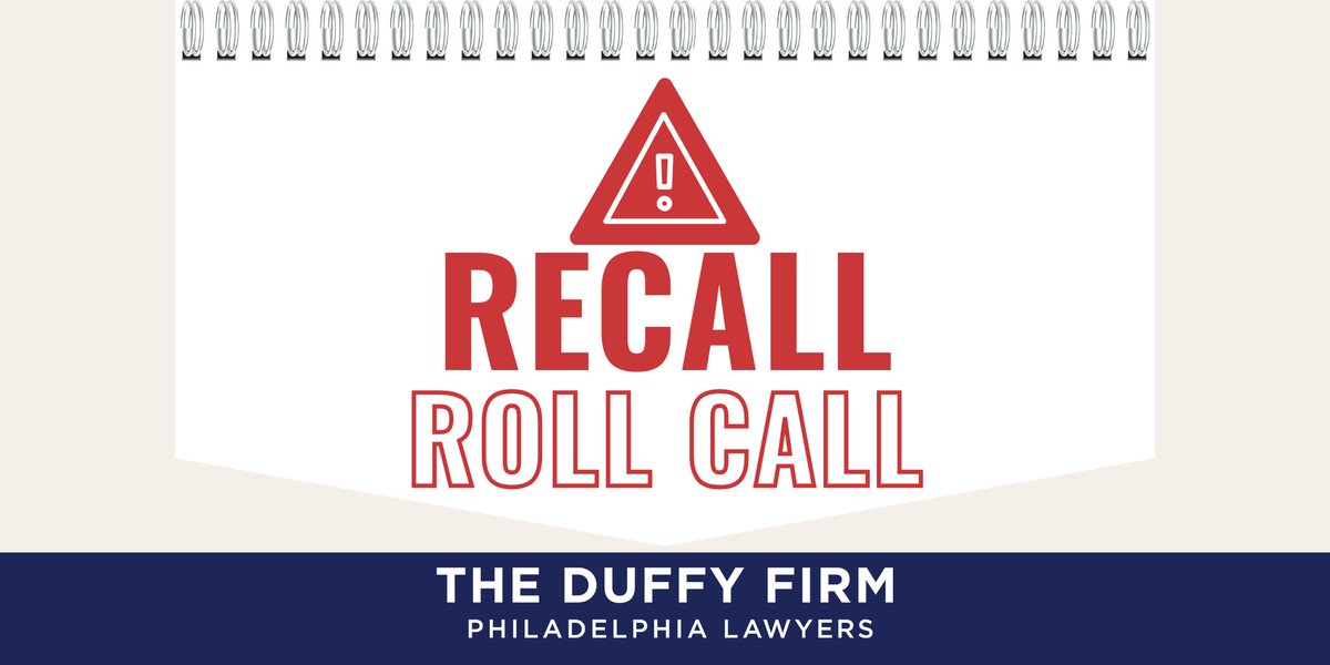 Bug zappers catching fire, water bottle ejecting lids, and “burst proof” hoses that, you guessed it, burst. Get the full list of product flops in the “Recall Roll Call” blog post: duffyfirm.com/blog/recall-ro…
#Product #Recall #Philadelphia #Injury #Lawyers