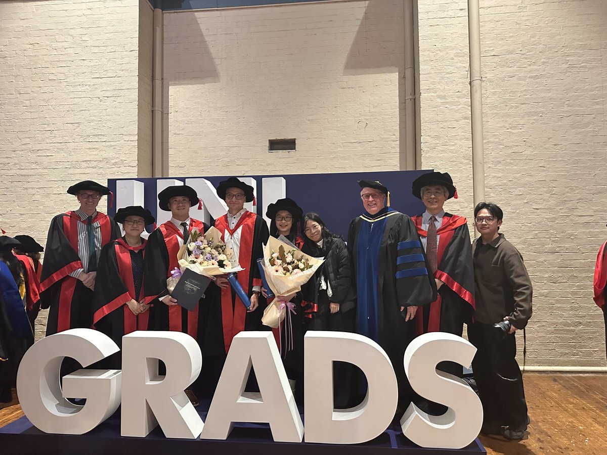 It was a proud and joyful moment today to celebrate the graduation of three of my PhD students - Jason, Yiliang, and Niels. It marks not just the completion of years of hard work, dedication, and resilience, but also the beginning of exciting new chapters.