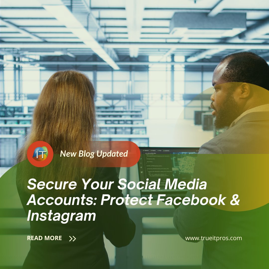 trueITpros's tweet image. Is your business's social media secure?
Learn how to protect your Facebook &amp;amp; Instagram from hacks and admin risks.
🔒 Tips inside 👉 trueitpros.com/blog
#SmallBusinessSecurity #CyberSecurity