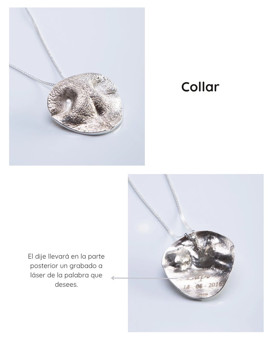 BotanicoPlan's tweet photo. Lleva para siempre la huella  única de tu mascota, (perro o gato) disponible en collar, escultura, llavero o anillo.
Estamos ubicados en Colombia y Estados Unidos.
#planbotanico #huellamascota #fingerprint #huella #mascota #perro #gato #veterinaria #joyería #arte #art #workshop https://t.co/kAXXfGiatE