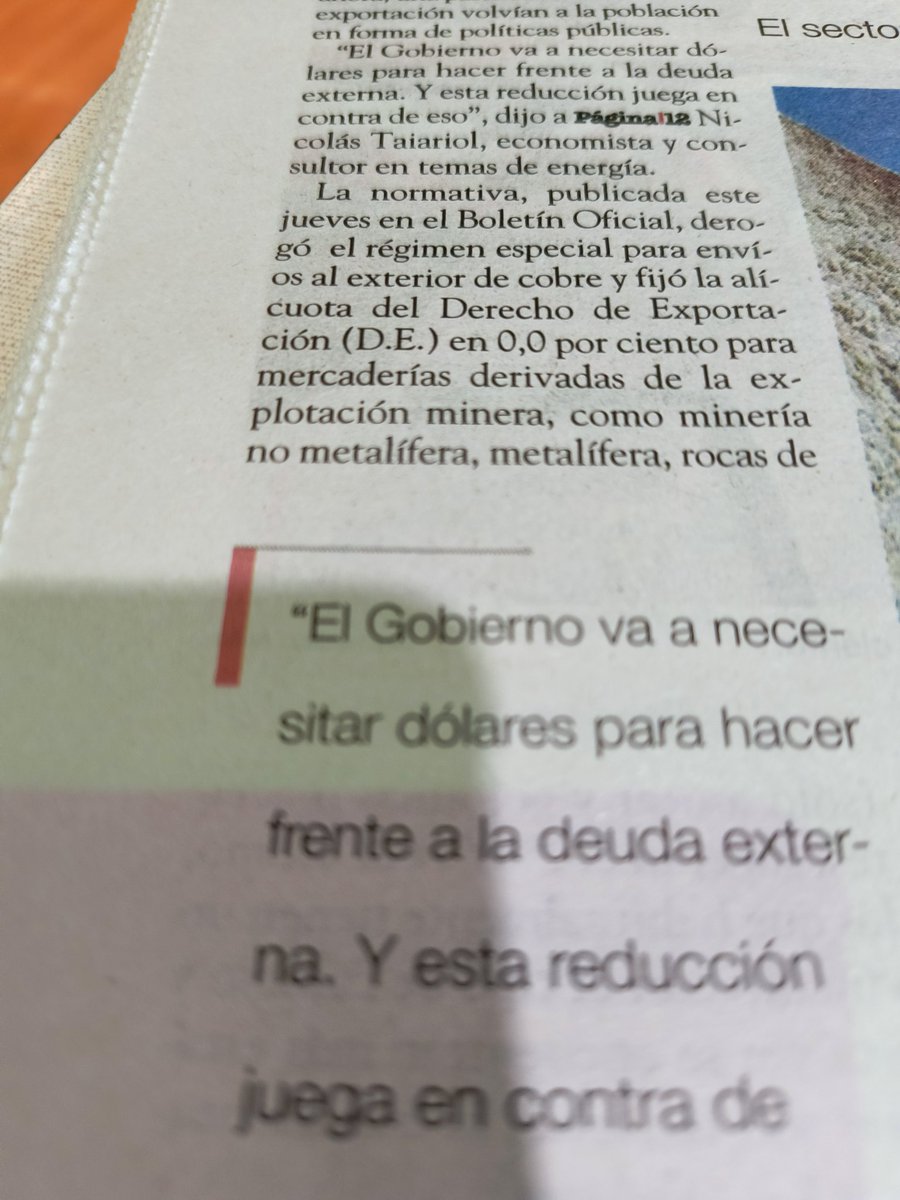 Milei sintetiza la mayor expresión del saqueo en la historia argentina, una obscena superación de Rivadavia. Cero coma cero por ciento de impuestos para las mineras. Semejante dependencia garantiza la democratización de la pobreza y la destrucción de la naturaleza.