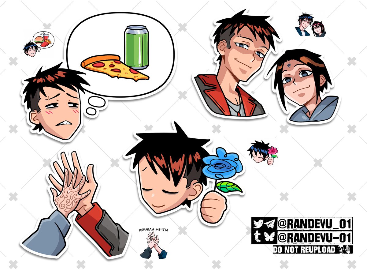 Dante &amp; Kat as some stickers from VK

#dmcreboot #DmC