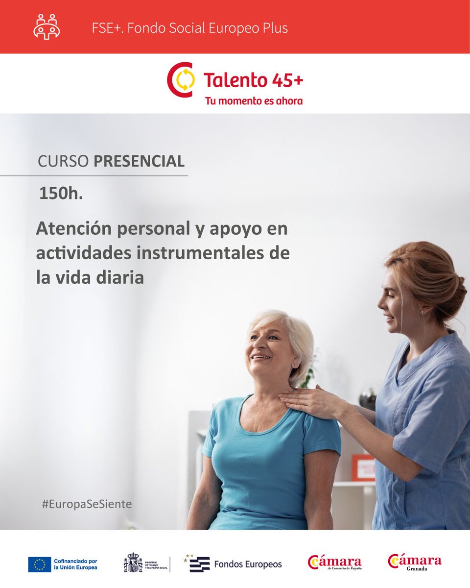 Cámara de Granada (@ccgranada) on Twitter photo 🤝 Curso GRATUITO: Atención Domiciliaria a Personas en Situación de Dependencia
🗓 Fechas: 08/09/25 - 22/10/25
🕘 Horario: 09:00 a 14:00 h
📍 Lugar: Cúllar Vega
🔗 Más info e inscripciones: camaragranada.org/evento/subvenc…
#AtenciónDomiciliaria #FormaciónGratuita #CámaraGranada 🤝 Curso GRATUITO: Atención Domiciliaria a Personas en Situación de Dependencia
🗓 Fechas: 08/09/25 - 22/10/25
🕘 Horario: 09:00 a 14:00 h
📍 Lugar: Cúllar Vega
🔗 Más info e inscripciones: camaragranada.org/evento/subvenc…
#AtenciónDomiciliaria #FormaciónGratuita #CámaraGranada