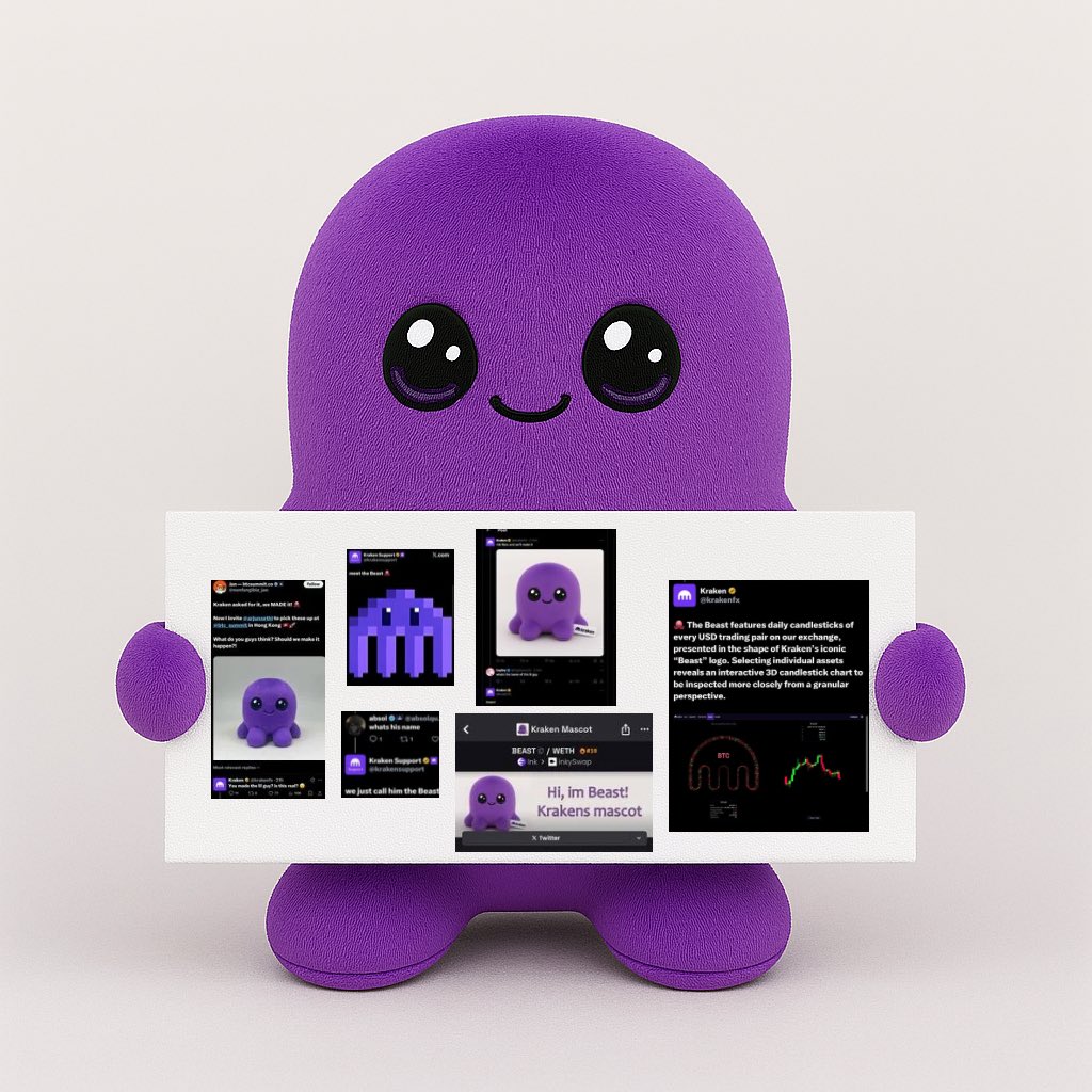 There’s one project on <a href="/inkonchain/">ink</a> which has really caught my eye.

INK is <a href="/krakenfx/">Kraken</a> L2 
INK has a mascot called $ANITA 
 
But what is Kraken’s mascot? 

Well… they’ve left a trail of breadcrumbs &amp; it is clear it is called… 

Beast. 🐙

$Beast was launched 3 months ago, with no