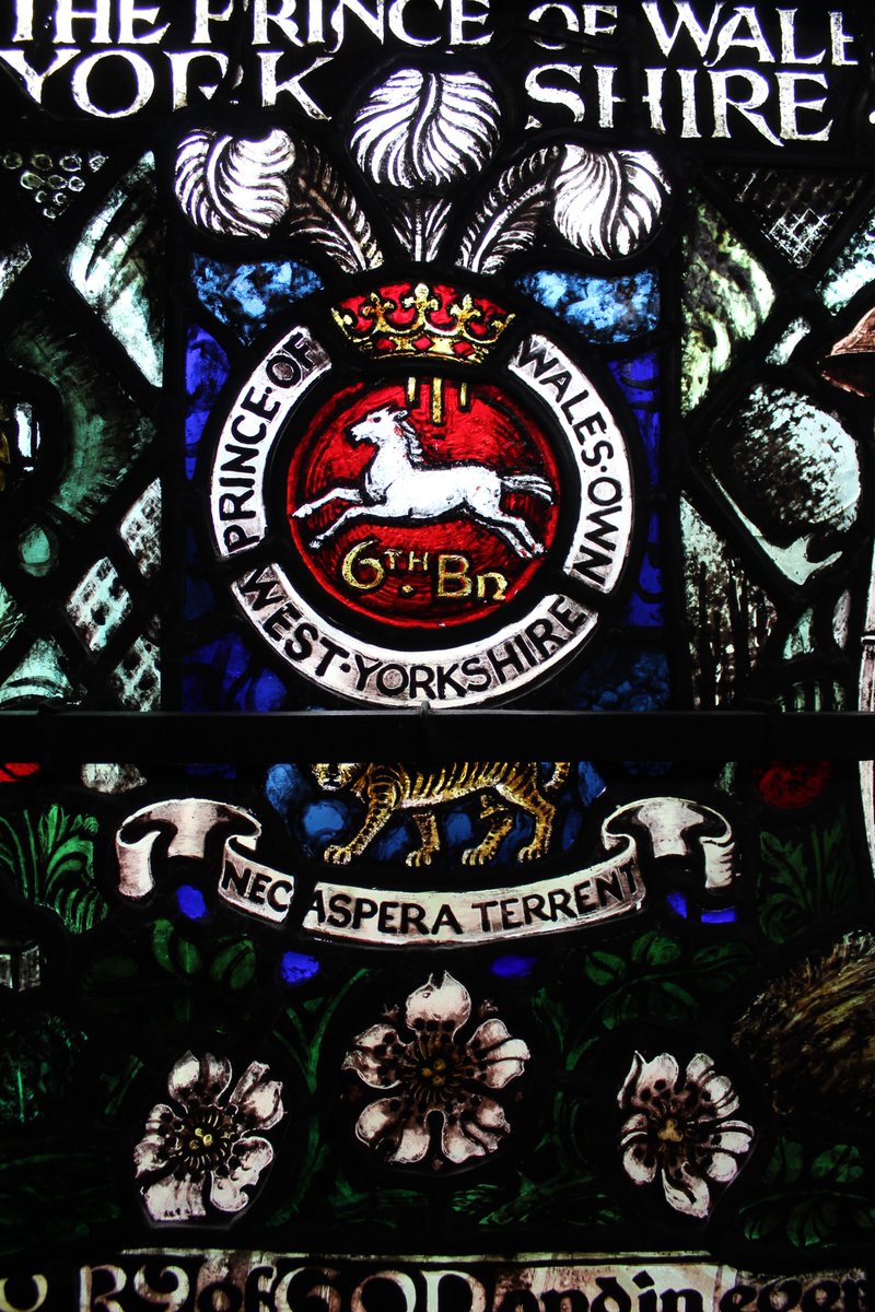 Bfdcathedral's tweet photo. We have a whole host of beautiful animal depictions in Bradford Cathedral- with 9 different animals on our World War One Memorial Window alone! See how many you can spot 🦁🦌🐯
@churchofengland #greatandsmall https://t.co/wcGxSq4Kgb