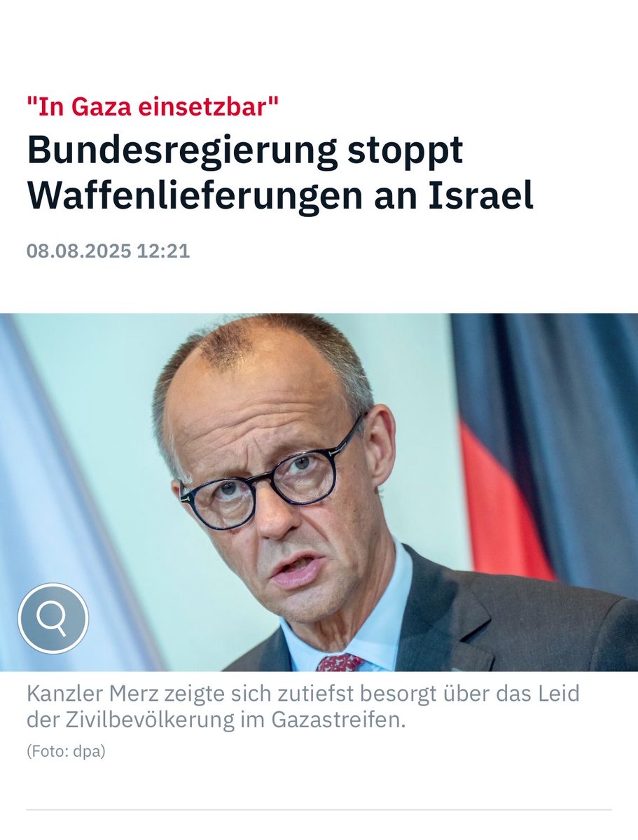 Die brutale Wahrheit ist: Deutschland beliefert ab jetzt nicht mehr Israel, sondern über das UN-Palästinenserhilfswerk nur noch die Hamas. Oder stellen wir da auch die Unterstützung ein?