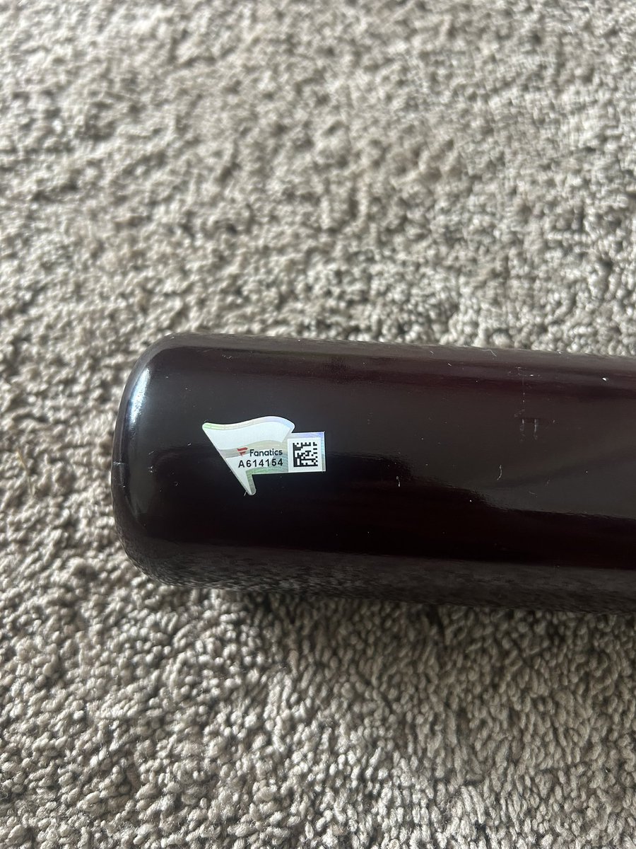 Rafael Devers autographed bat with fanatics cert $350 shipped