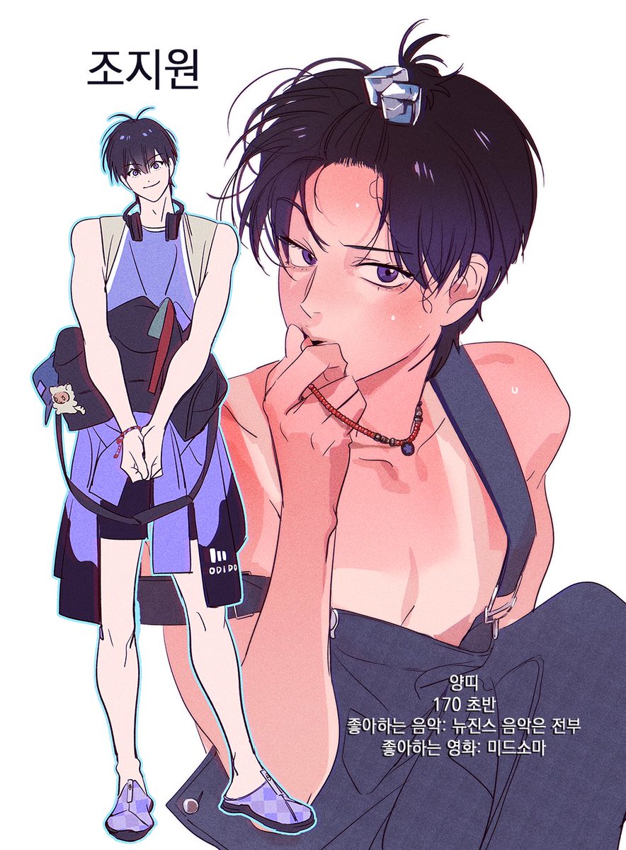 간단한 캐릭터 프로필 올려봅니다! 세세한 설정은 굿맨님이 적어주실거에요..! 늘 감사드립니다 :)