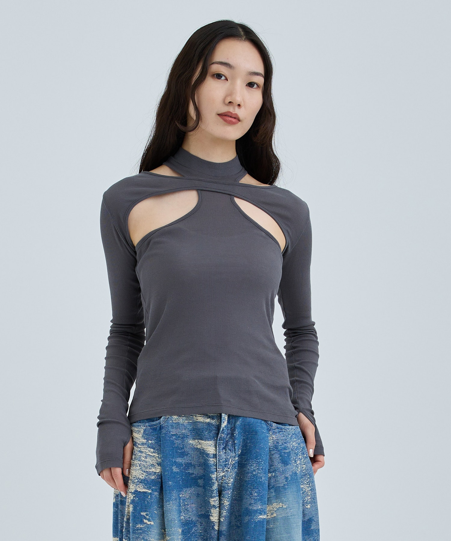トップス JOHN LAWRENCE SULLIVAN 20AW HI-NECK TOP JOHN LAWRENCE SULLIVAN - ジョンローレンスサリバン】Logo